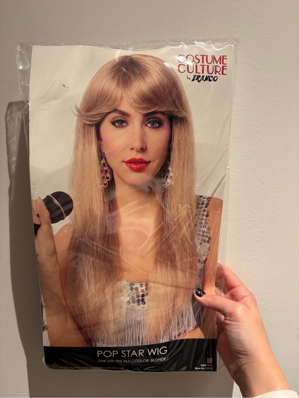 Pop Star Wig - Blonde